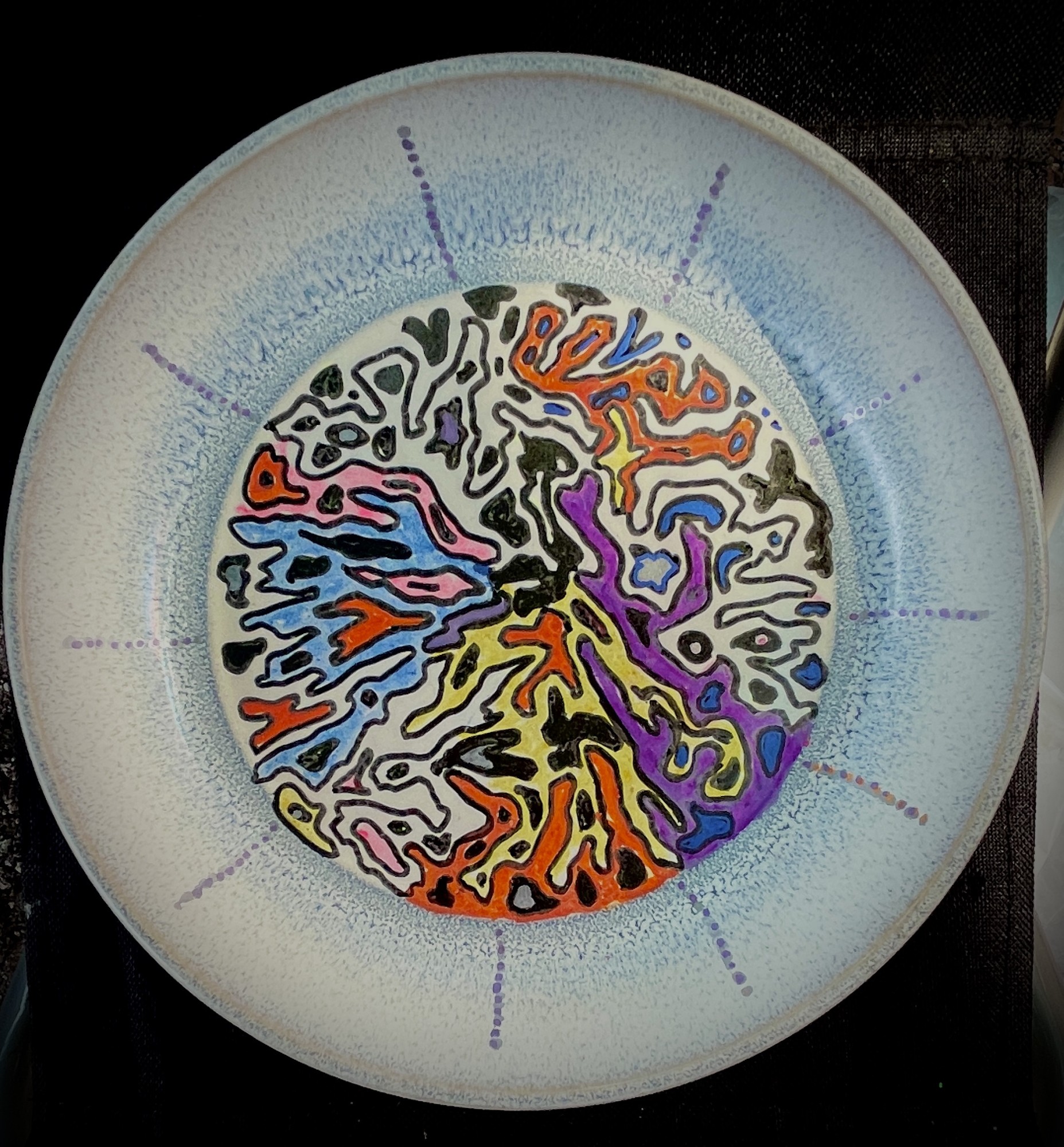 Ceramic Bowl After Abstract Revamp